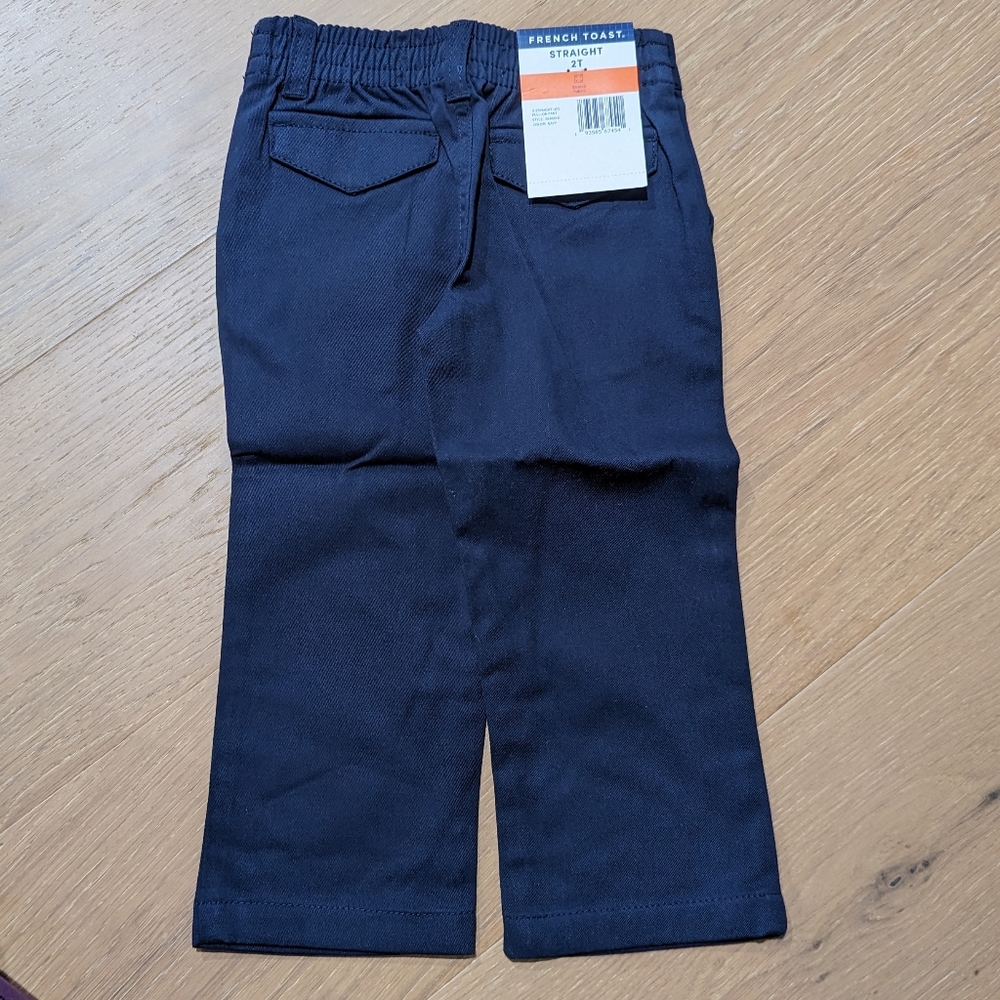 French Toast uniform, Pull-On Straight Fit Stretch Twill Pant